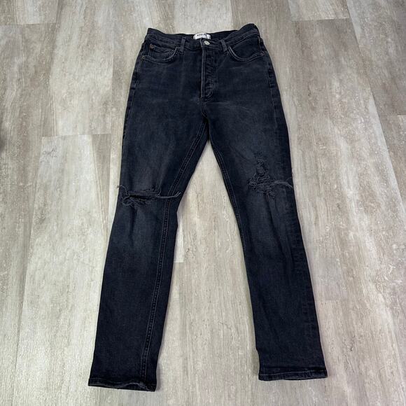 Agolde Nico High Rise Slim in Cassette Jeans Size 26 - Picture 2 of 7